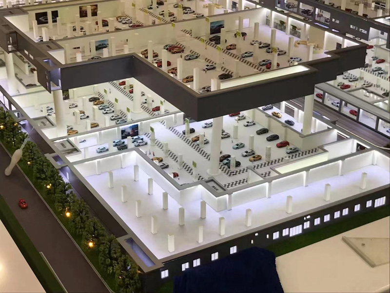 停車場升降模型制作