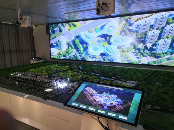 多媒體電子沙盤模型,互動模型